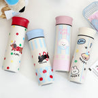 Women’s Insulated Coffee Thermos Lightweight Leak-Proof Travel Mug with Playful Design
