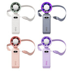 Portable Mini Fan with Digital Speed Display Adjustable Speeds Lightweight Rechargeable