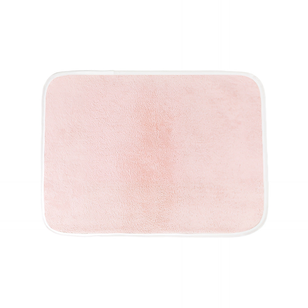 Harrow Women's Bathroom Mat Plush Microfiber Non-Slip Rubber Base Machine Washable