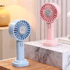 Portable Mini Fan with Mist Spray and Flexible Tilt Adjustable Cooling for Women