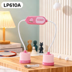 Rechargeable Portable Neck Fan Unisex Hands-Free Flexible Goosenecks Quiet Motor