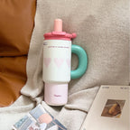 Women’s Multi-Purpose Insulated Drink Container Leak-Proof Lid Ergonomic Handle Large Capacity