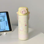 Women's Insulated Coffee Mug with Leak-Proof Lid and Unique Animal Design Portable Handle