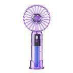 Portable Battery-Operated Fan USB Rechargeable Personal Cooling Fan with Adjustable Head