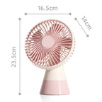 Portable Table Fan Adjustable Tilt Lightweight Quiet Operation