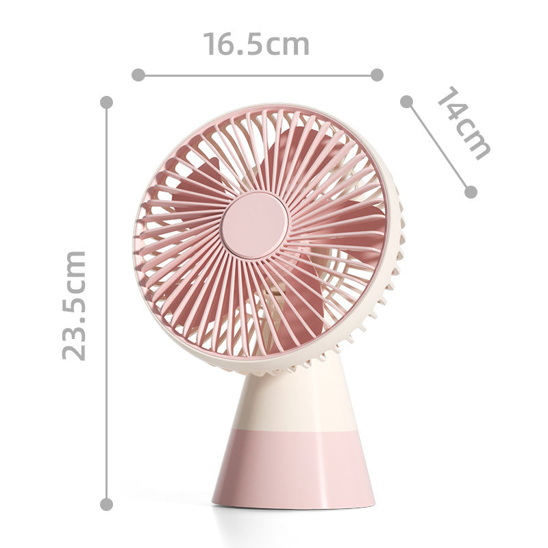 Portable Table Fan Adjustable Tilt Lightweight Quiet Operation
