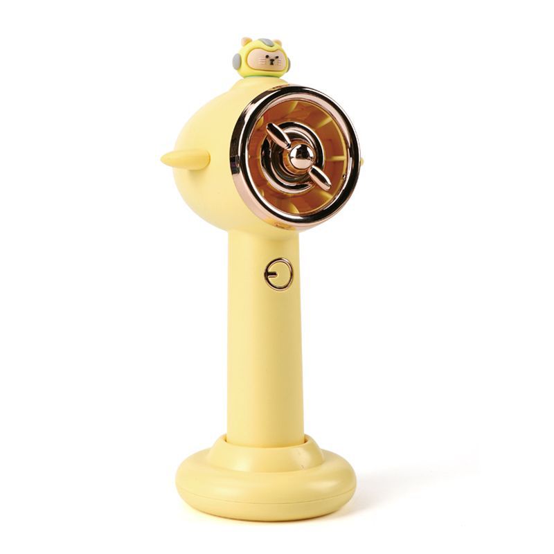 Women's Portable Handheld Fan Creative Animal Design Lightweight Compact