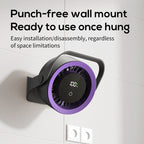 Portable USB Rechargeable Personal Fan with Digital Display Compact Lightweight Unisex