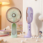Portable Mini Fan USB Rechargeable Compact Personal Handheld Fan with Adjustable Speed