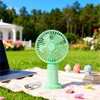 Portable Mini Fan with Flexible Tilt and USB Rechargeable Battery Lightweight Personal Cooling Fan