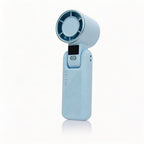 Portable Mini Fan with LCD Display USB Rechargeable Adjustable Speed