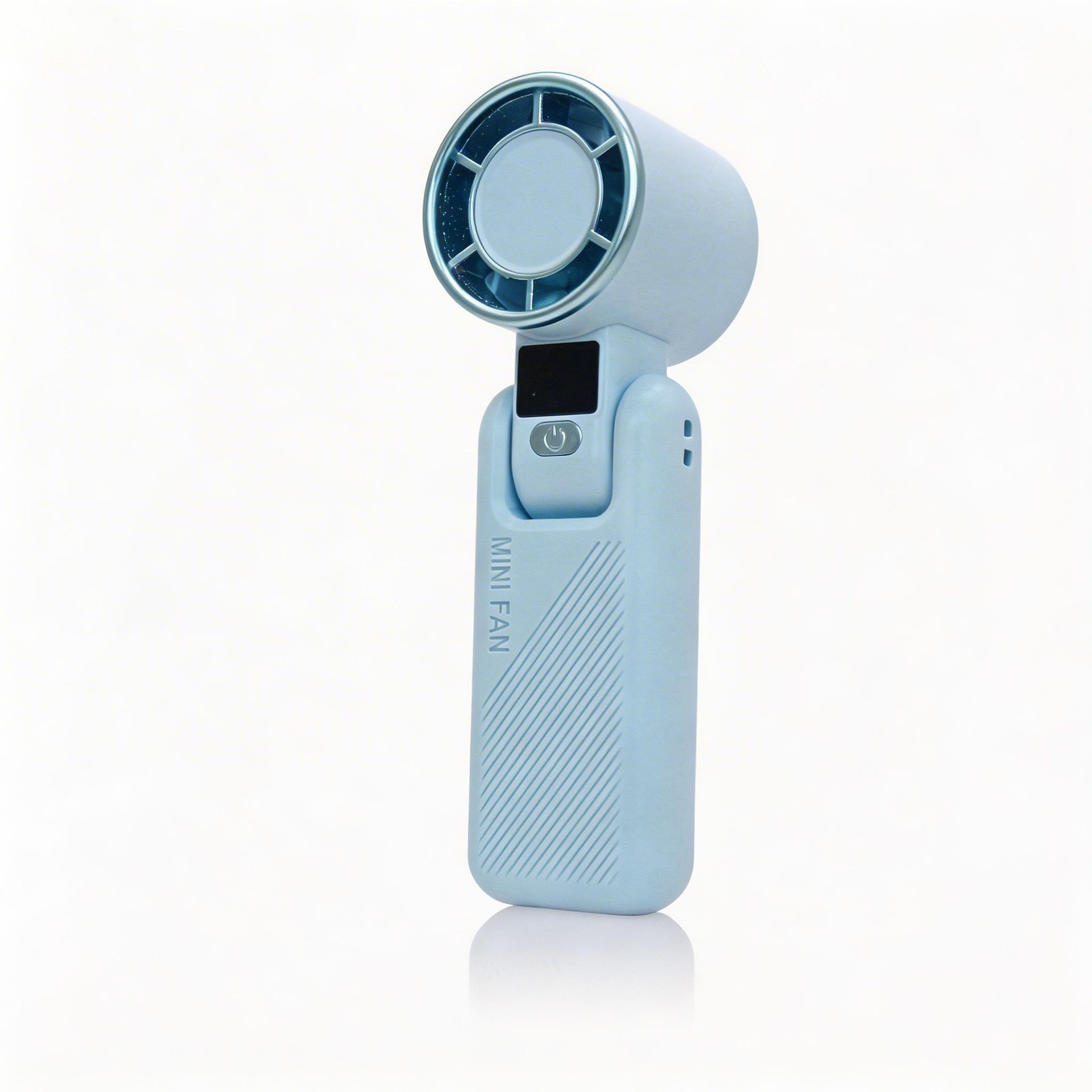 Portable Mini Fan with LCD Display USB Rechargeable Adjustable Speed