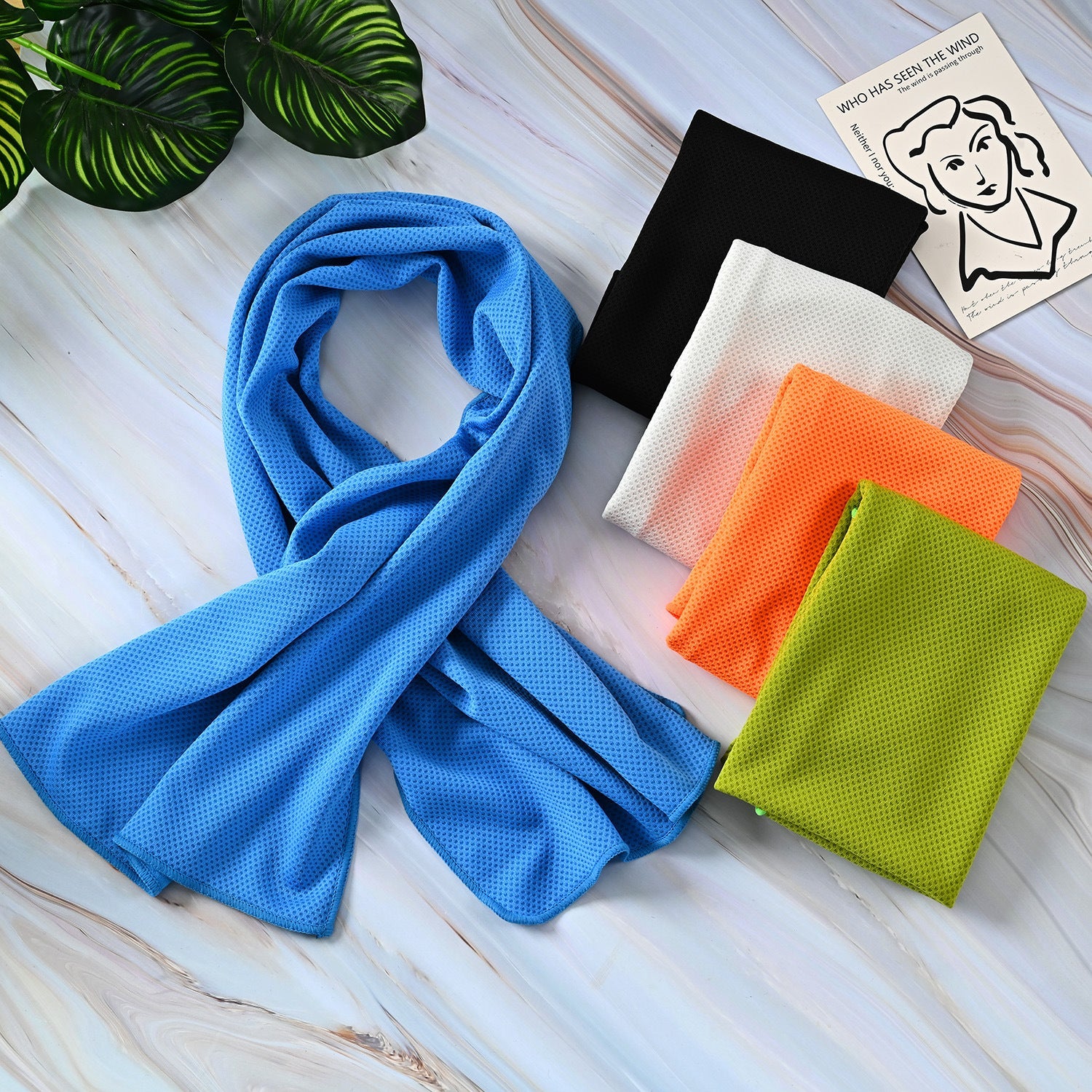 Ladies Sporty Multifunction Scarf Breathable Lightweight Activewear Accessory