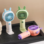 Portable Mini Fan with Cat Ear Design Compact Handheld Personal Cooling Fan