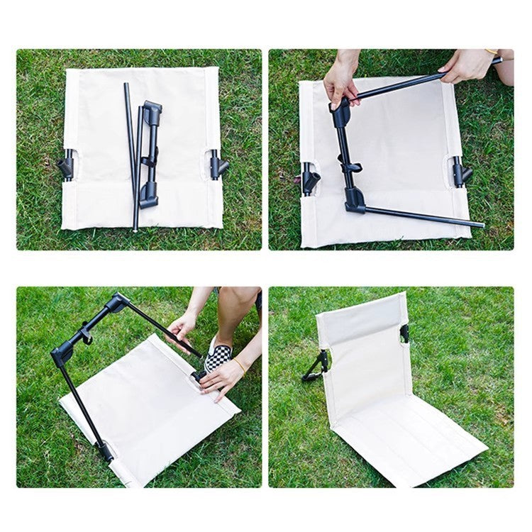 Women’s Space-Saving Folding Camping Chair Lightweight Portable Outdoor Chair with High Backrest