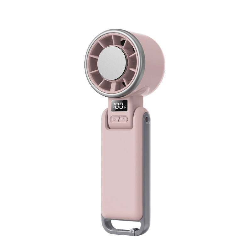 Harrow Portable USB Fan Compact Rechargeable with 3 Speed Settings and LED Display