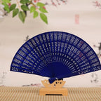 Ladies Paper Fan Artistically Pierced Elegant Lightweight Accessory
