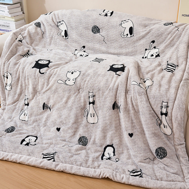 Women's Cozy Blanket Soft Breathable Fabric Large Animal Pattern