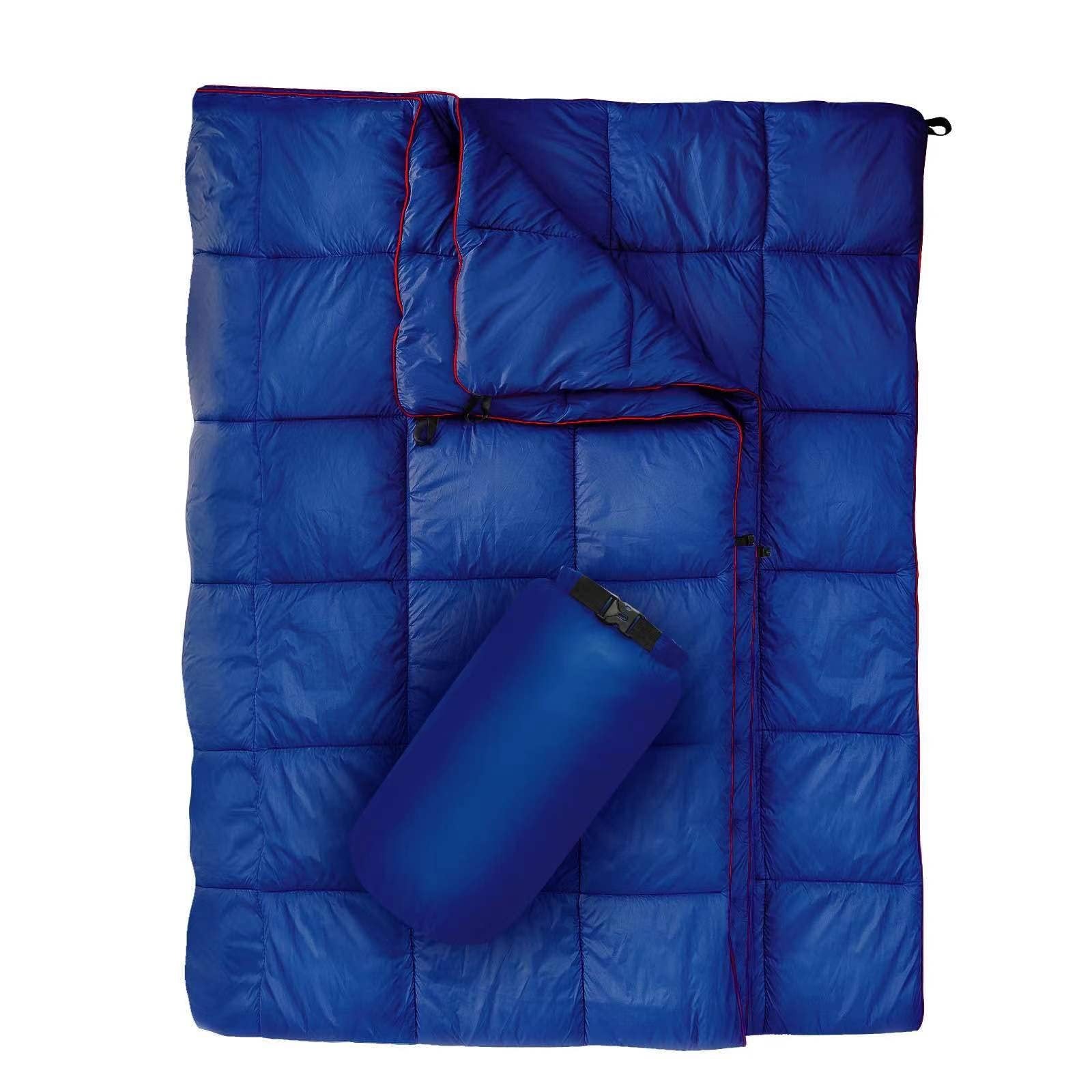 Unisex Portable Wearable Blanket with Compression Design for Outdoor and Home Use