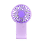 Portable Fan Cute Frog Design Rechargeable Battery Lightweight Adjustable Speed