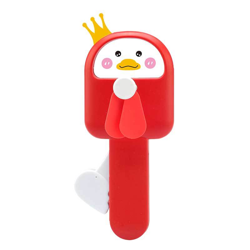 Handheld Fresh Air Fan USB Rechargeable Duck Design Compact Portable