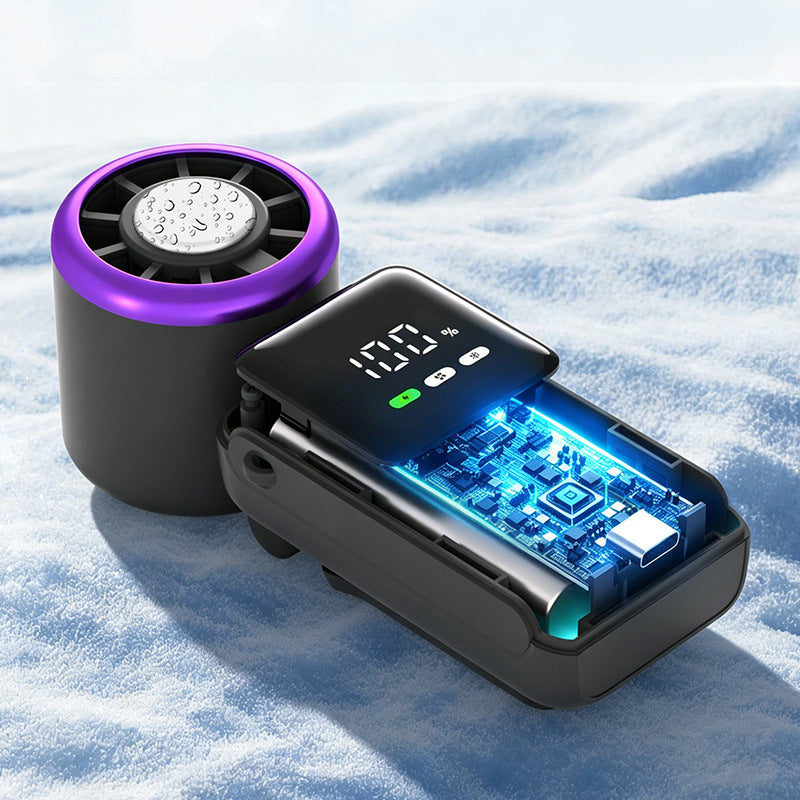 Handheld Fan Portable Compact with Digital Display Multiple Speeds Long Battery Life