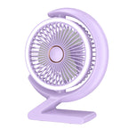 Table Fan Quiet Operation Adjustable Tilt Multiple Speeds for Home Office