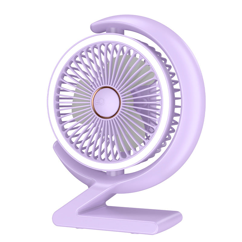 Table Fan Quiet Operation Adjustable Tilt Multiple Speeds for Home Office
