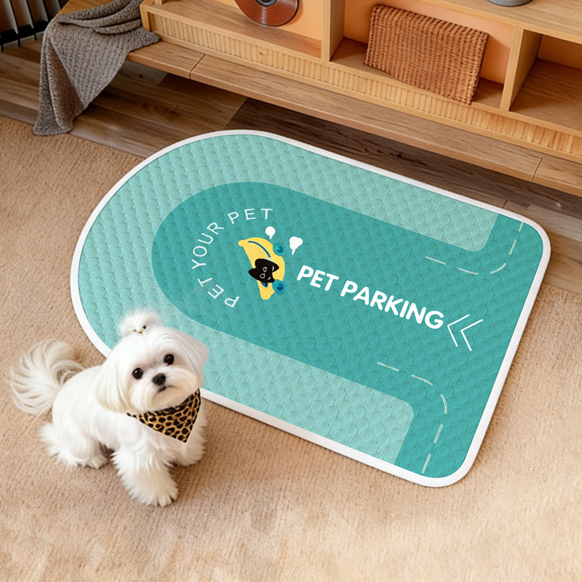 Harrow Pet Mat Comfortable Hypoallergenic Non-Slip Easy-Care Modern Pattern