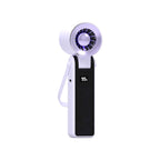 Portable Rechargeable Handheld Cooling Fan Lightweight Compact with LED Battery Display and Multiple Speed Settings