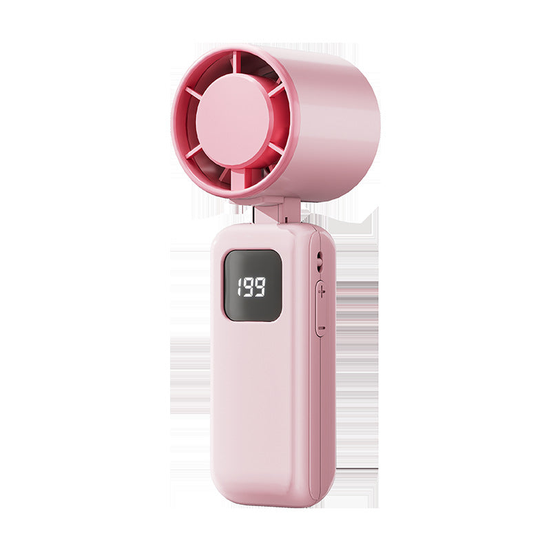 Portable USB Fan with Adjustable Speeds and 8-Hour Battery, Compact and Quiet
