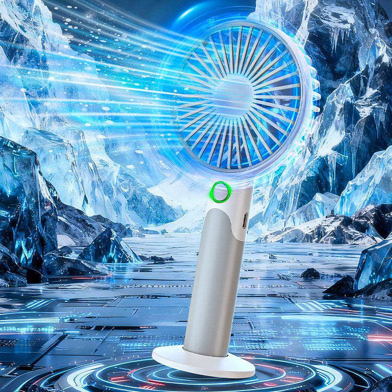Portable Table Fan with Adjustable Tilt Quiet Compact Cooling Fan for Home Office Travel