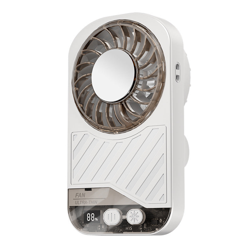 Harrow Ultra-Slim Rechargeable Personal Fan Portable Quiet Cooling with Multiple Speeds