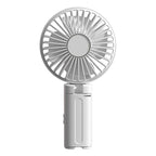 Harrow Rechargeable USB Handheld Fan Portable Lightweight Adjustable Speed Quiet Operation