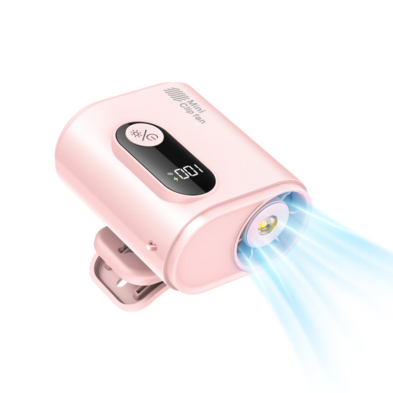 Portable Clip Fan Battery-Powered Wireless with Adjustable Speeds and LED Display
