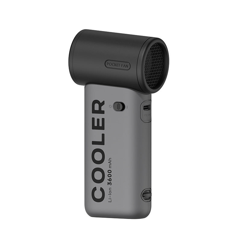 Portable Handheld Pocket Fan Rechargeable Battery Compact Lightweight Personal Cooling Device