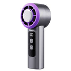 Portable Table Fan Lightweight Compact Digital Display Battery Powered