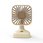 Portable Table Fan with Adjustable Head Quiet Motor Compact Design
