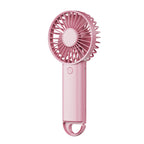 Portable Mini Fan for Women USB Rechargeable Lightweight Hanging Handheld