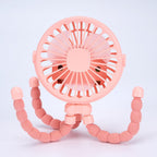 Harrow Portable Table Fan with Flexible Legs Rechargeable Battery Quiet Operation