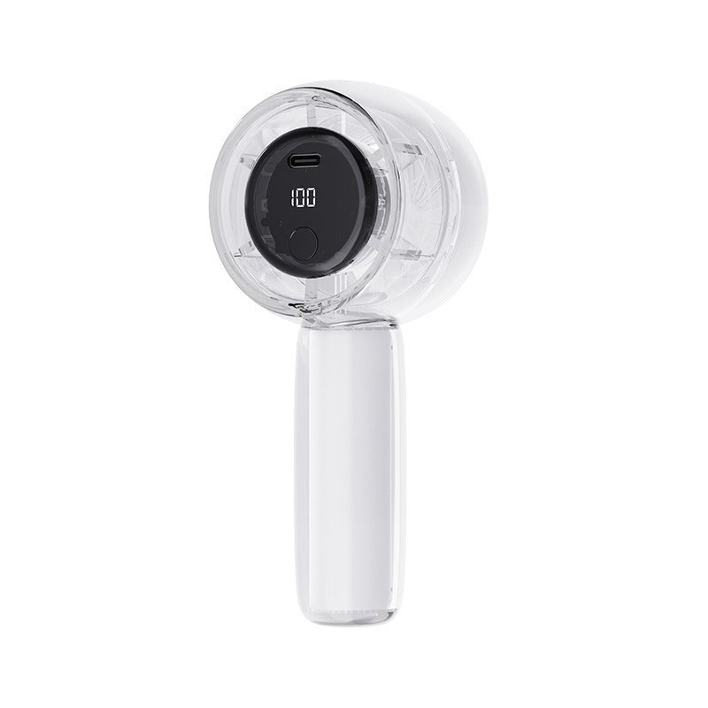 Handheld Mist Fan Rechargeable Portable Personal Cooling Fan with Adjustable Speeds and Digital Display