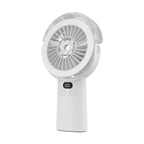 Portable Rechargeable Handheld Fan Digital Speed Control Compact Quiet Operation