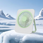 Portable Table Fan Compact Oscillating Quiet Operation LED Display Multiple Speeds