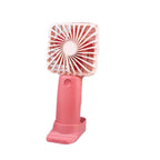 Rechargeable Portable Desk Fan Compact Wireless Personal Fan with Adjustable Angles and Multiple Speeds