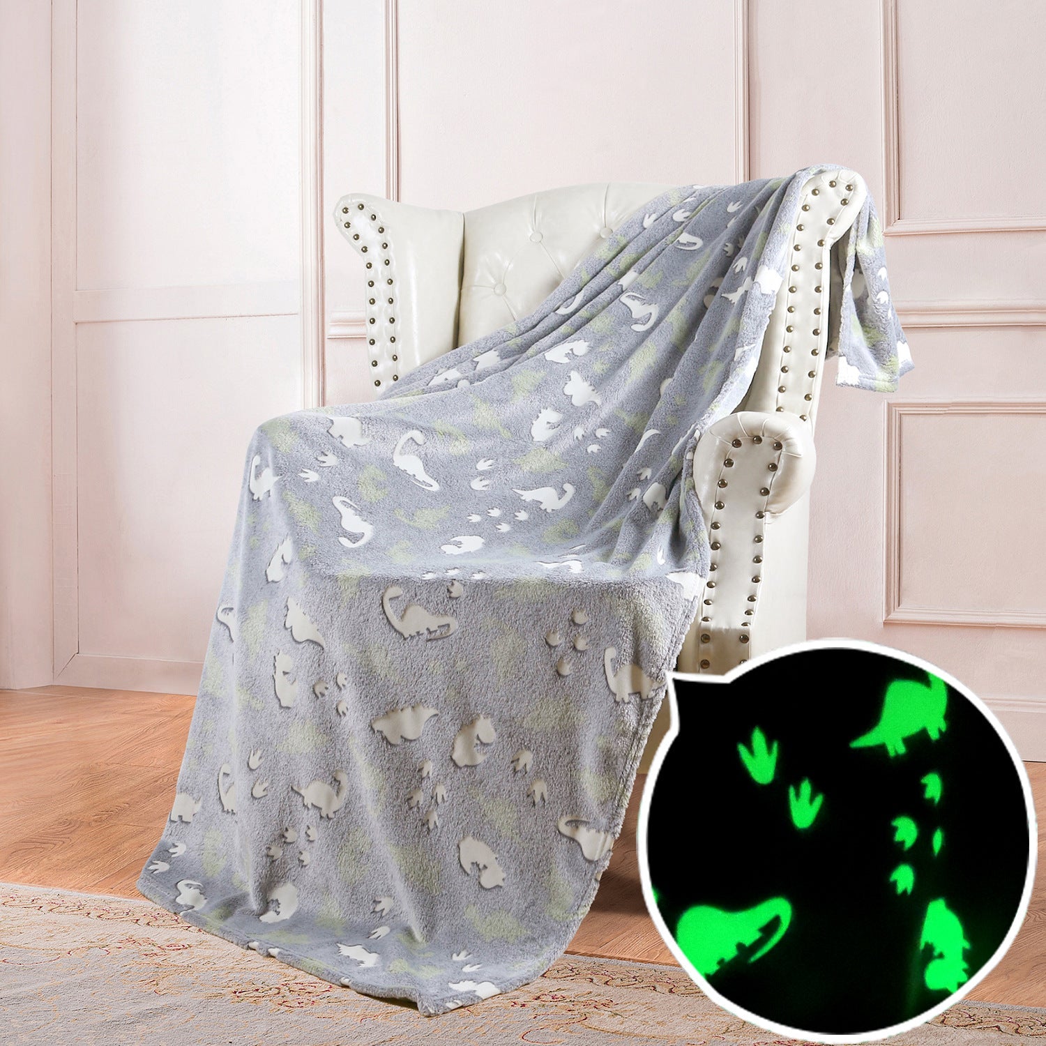 Unisex Sports Fleece Blanket Soft Cozy Throw with Bright Colorful Sports Ball Design