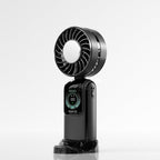 Turbo-Charged Portable Handheld Fan Rechargeable Quiet Operation Compact Design