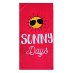 Brehn Beach Towel Soft Quick-Drying Microfiber Palm Tree Design Blue Large