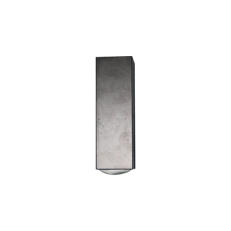 Modern Waterproof LED Outdoor Wall Light Aluminum Black Rectangular Hardwired