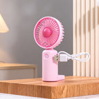 Portable USB Fan Lightweight Adjustable Speed Compact Personal Cooling Fan