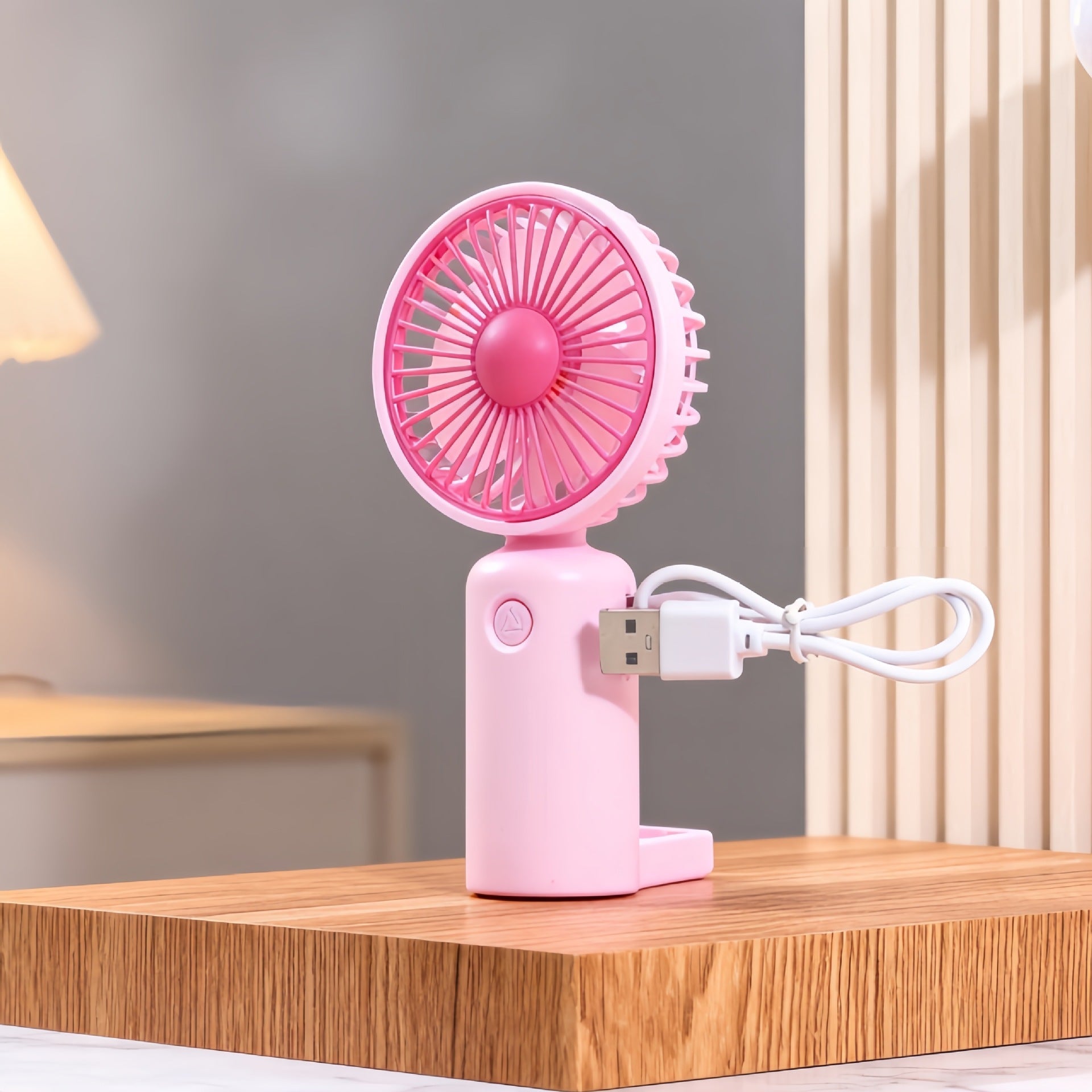 Portable USB Fan Lightweight Adjustable Speed Compact Personal Cooling Fan